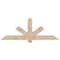 Ekena Millwork Kennewick Smooth Timber Gable Bracket, Douglas Fir, 72"W x 27"H x 3 1/2"D x 5 1/2"F, 9/12 Pitch GBW072X27X0406KEN00SDF - alternate 1